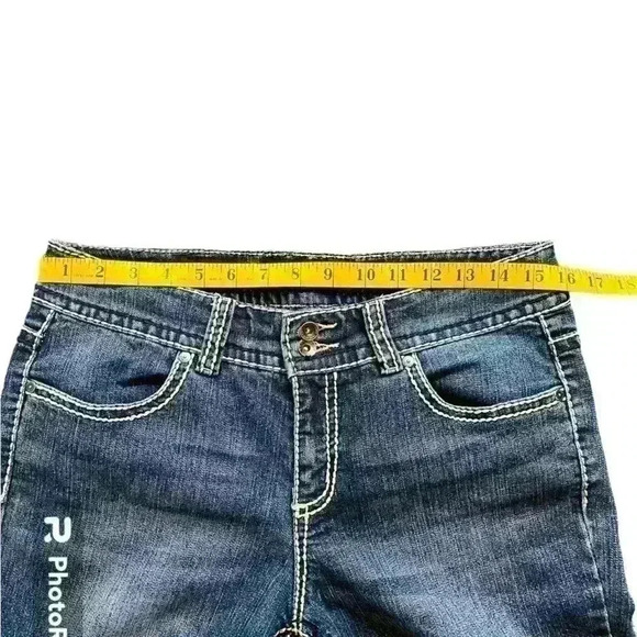 Nine West Jeans Date Night Fit Missy 8/29, EUC, Thick Stitch, Embroidered Pocket - Picture 9 of 14